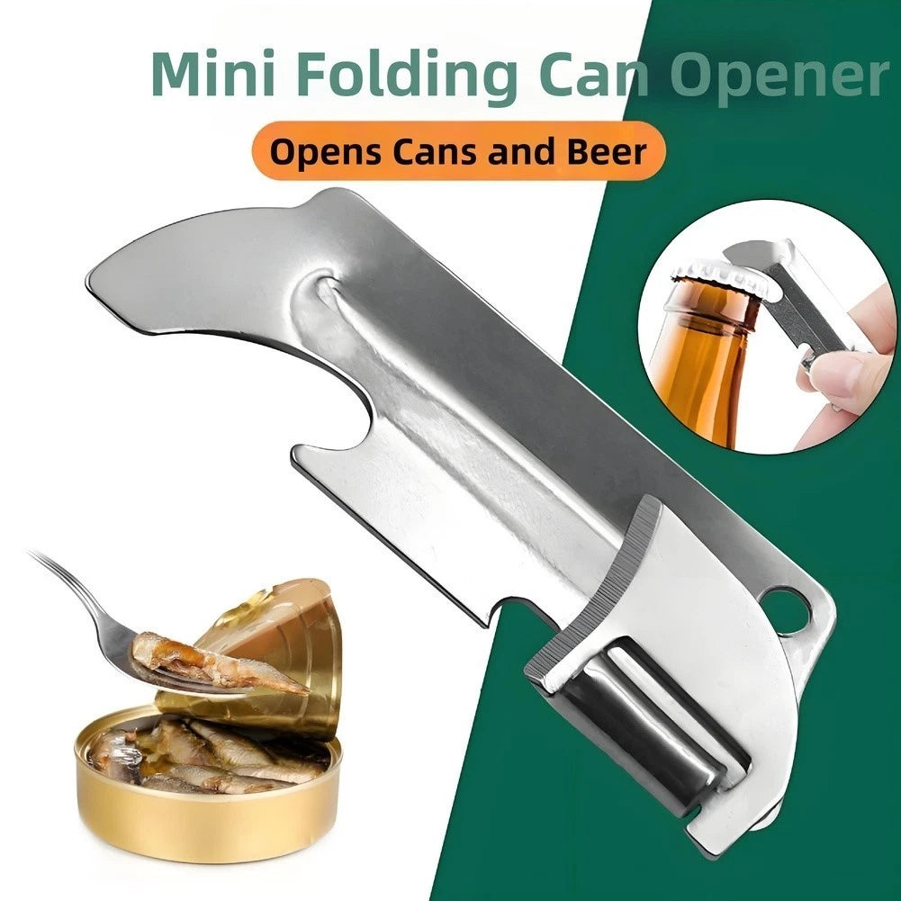 2X Portable Folding Can Opener for Mini Outdoor Gear