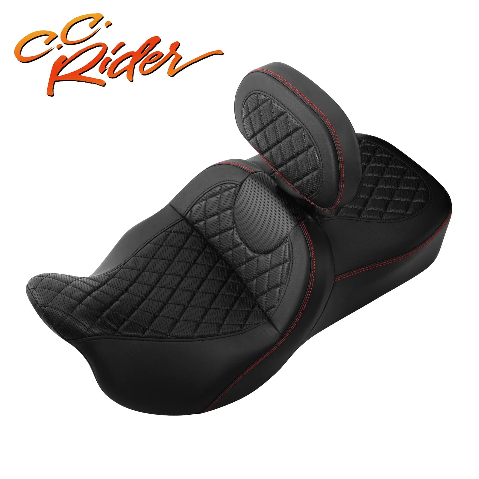 Driver Passenger Seat Backrest for Harley Electra Tri Glide (2009–2023)