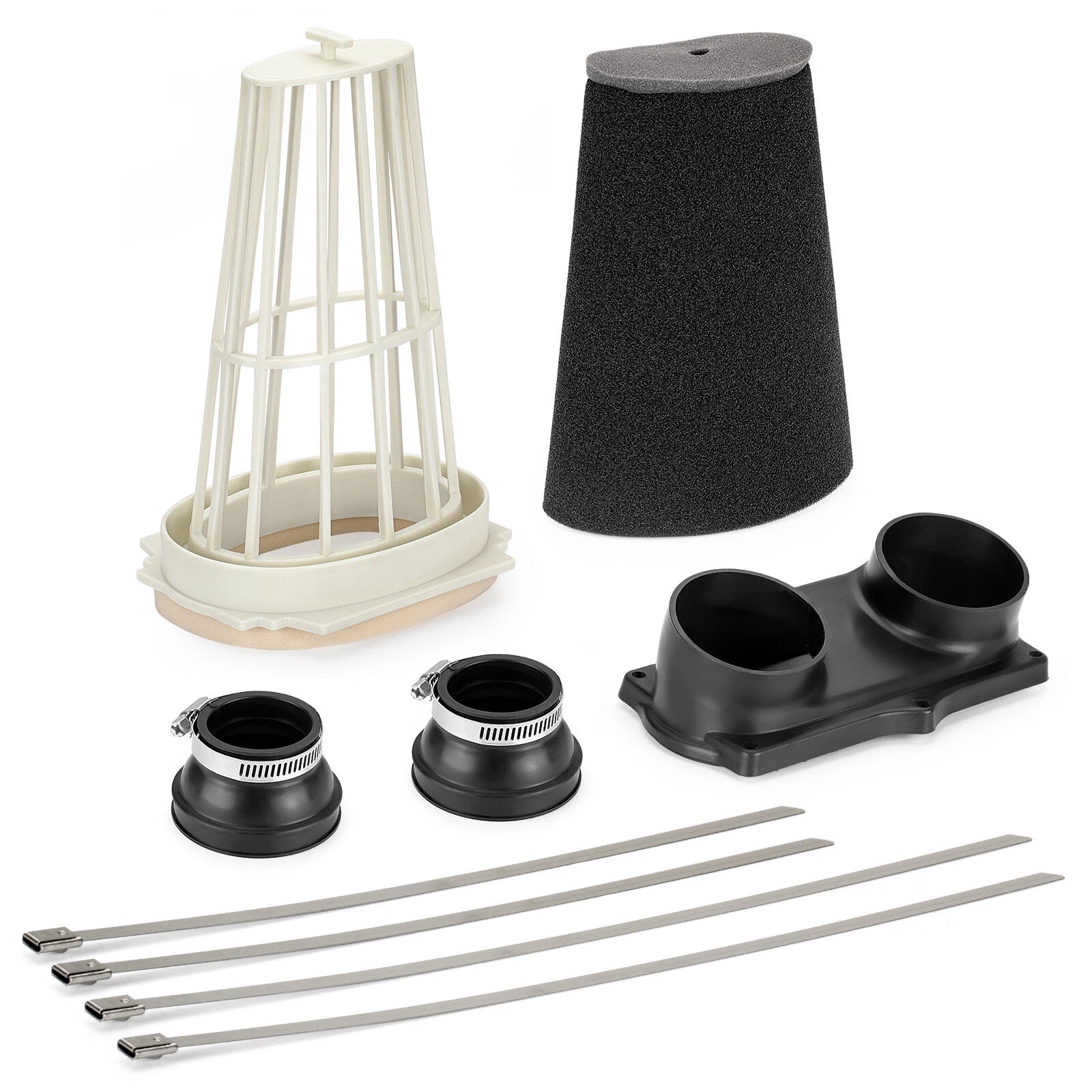 Air Filter Box Cleaner Joint Guide Kit for Yamaha Banshee YFZ350 (1987–2006)