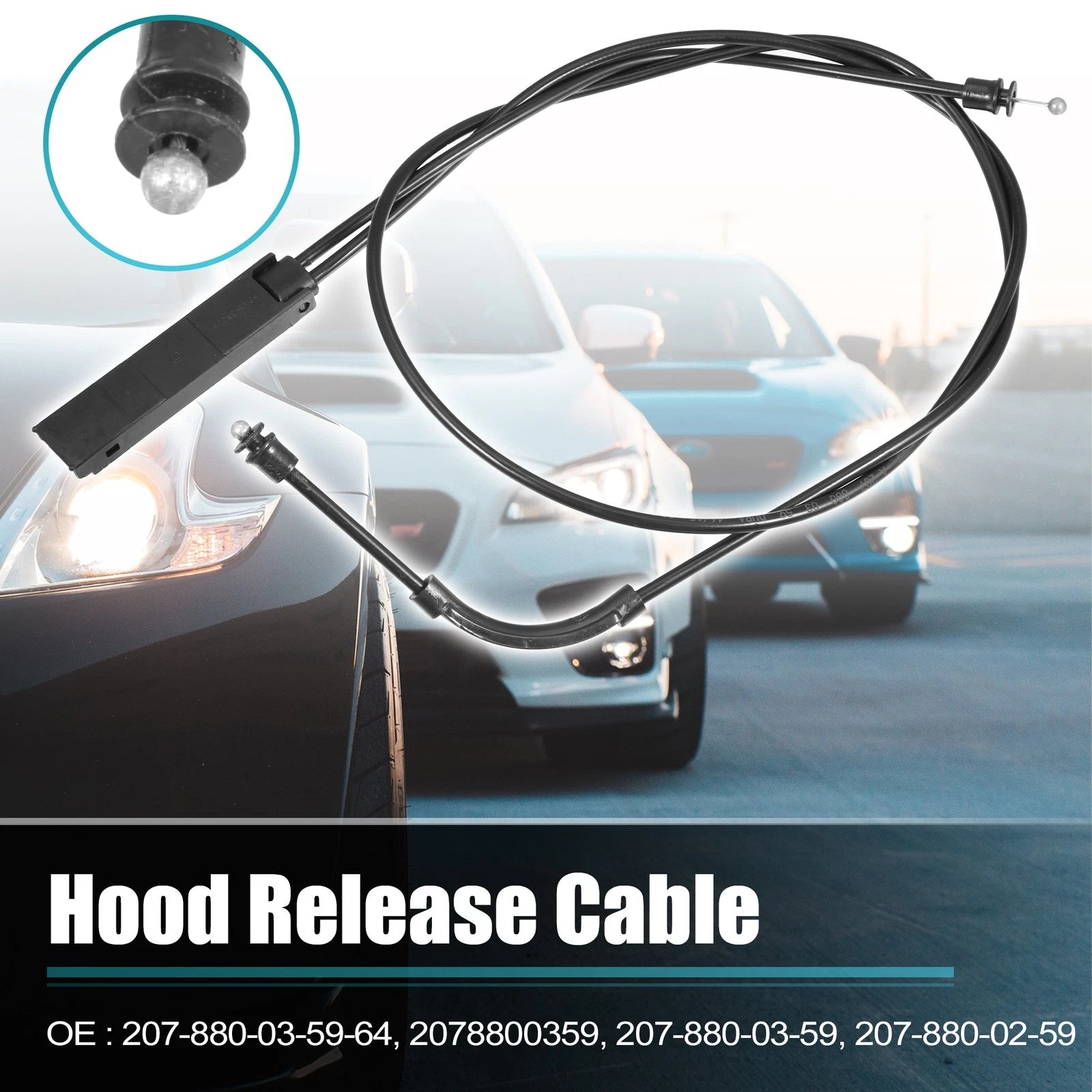 Hood Bonnet Release Cable Replacement for Mercedes Benz A207 C207 W207 (2011–2014)