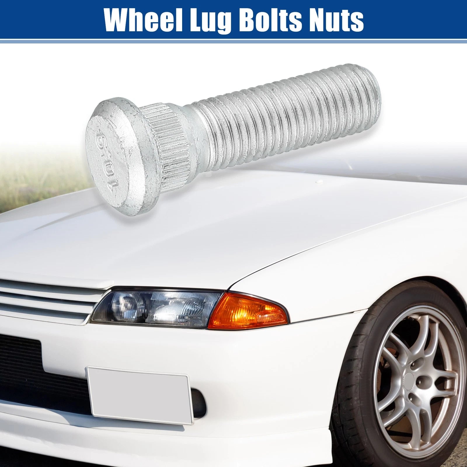 Wheel Lug Nuts and Bolts 10 Pack Replacement for Toyota 4Runner (1986–2015)