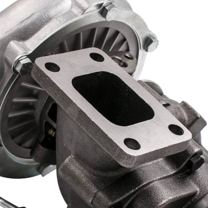 T04E V-Band Turbocharger + 27x7x2.5 2.5" Universal Intercooler