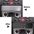 Center Console CD Radio Switch Control Panel Cover for Audi TT (2001–2006)