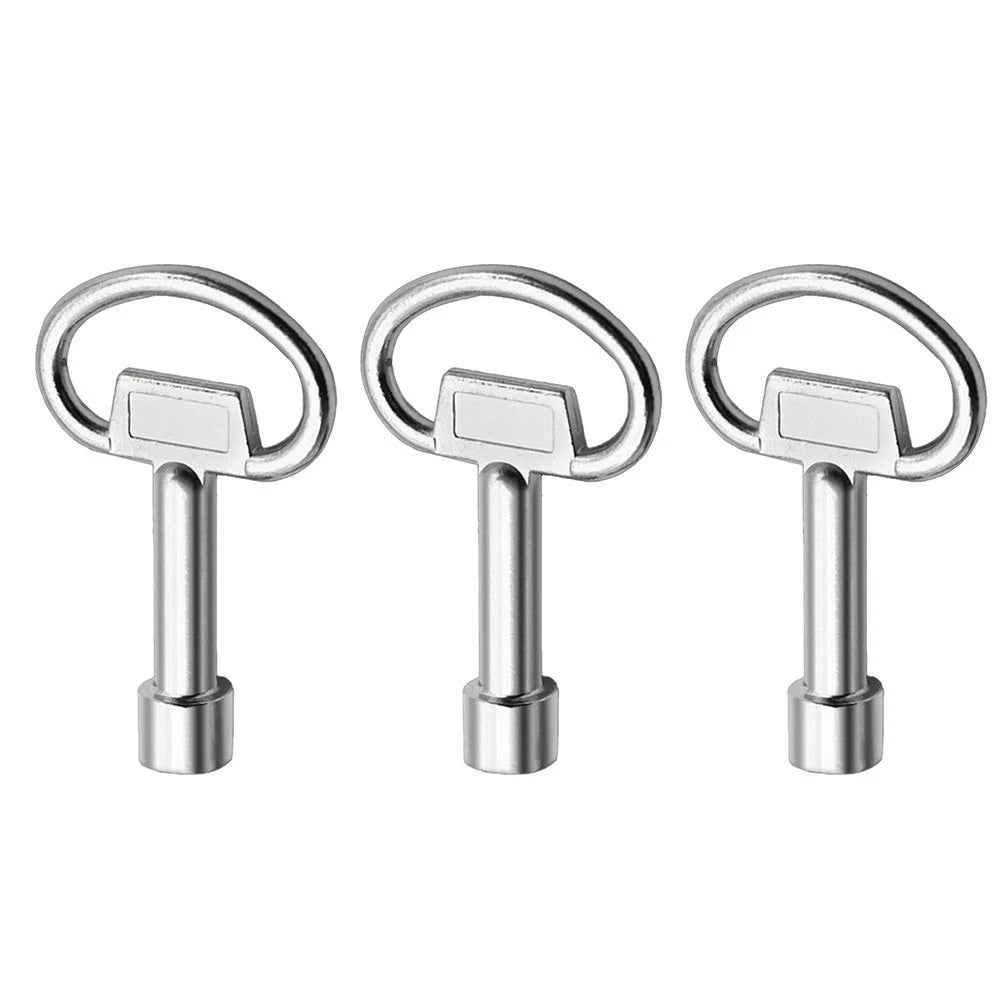 3X Aluminum Triangular Key Set for Faucet Valve Fire Hydrant