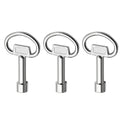 3X Aluminum Triangular Key Set for Faucet Valve Fire Hydrant