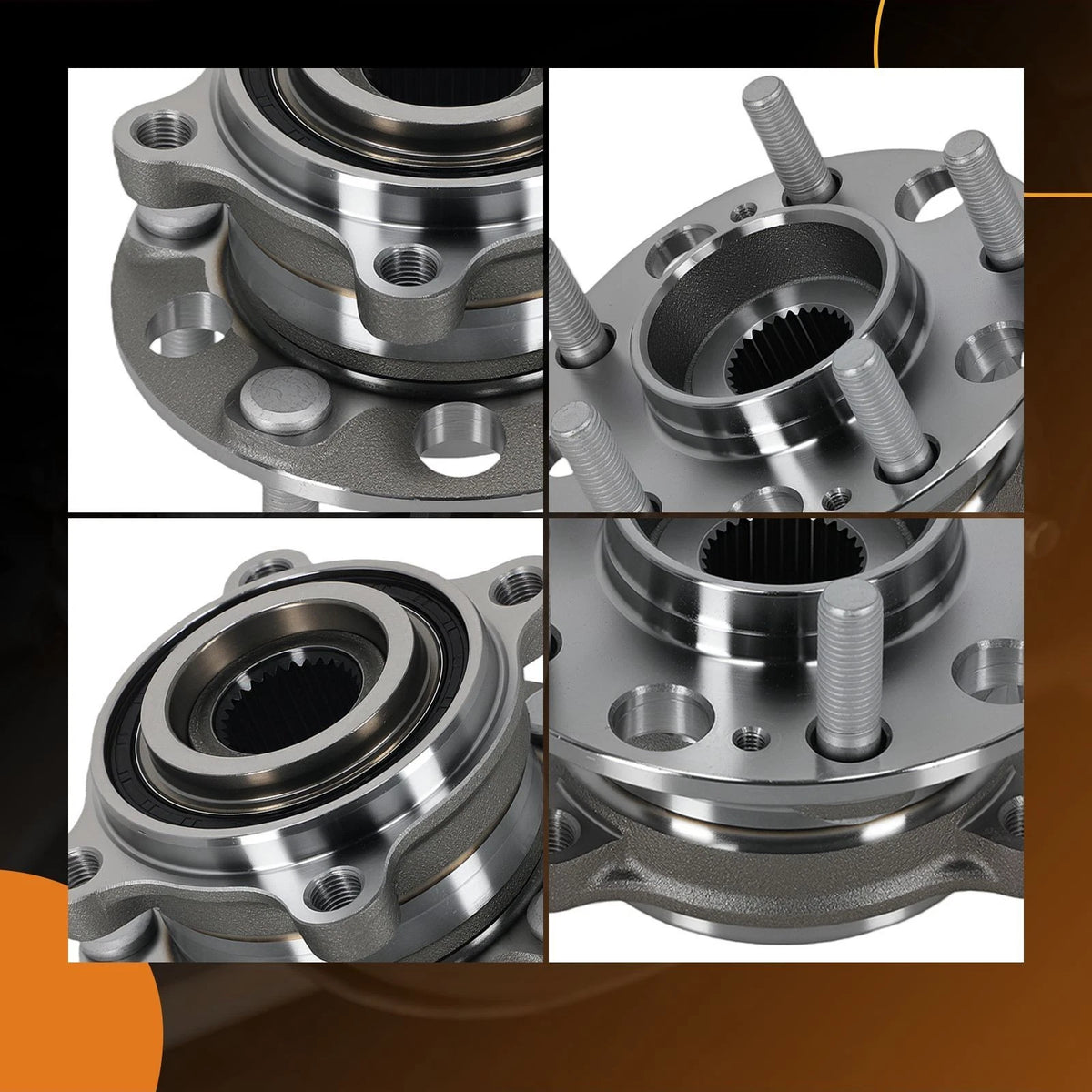 Rear Wheel Hub Bearing Assembly for Hyundai Equus (2011–2016) 512417 5 Stud