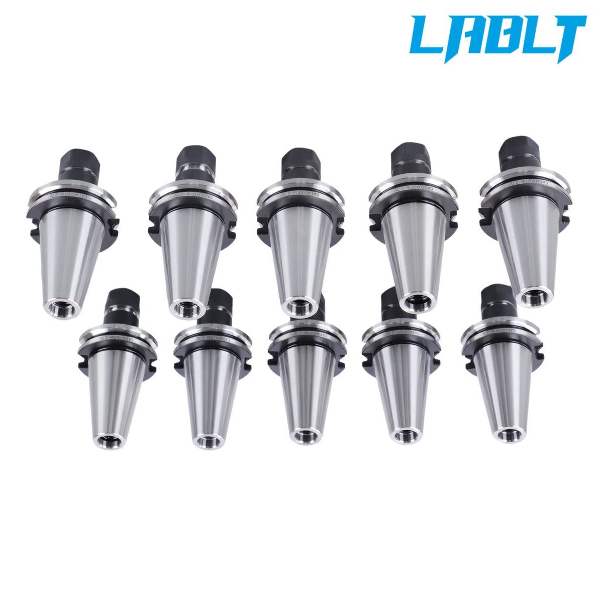 10X LABLT CAT40-ER16 Collet Chucks Tool Holder Set 2.76" Gage Length