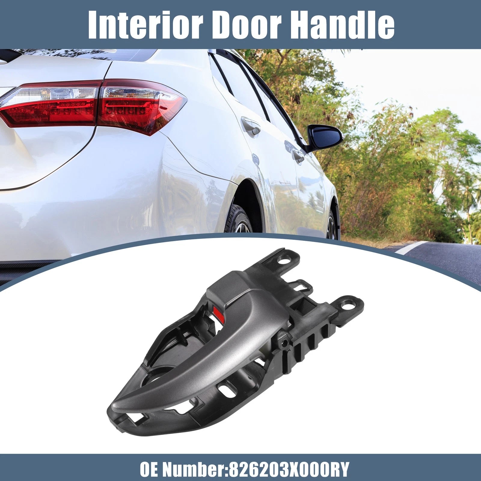 Front Rear Right Interior Door Handle Replacement for Hyundai Elantra (2011–2016)