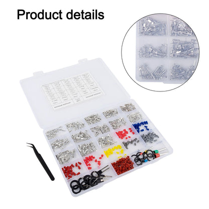 500Pcs Connector Pin Set for Diverse Applications