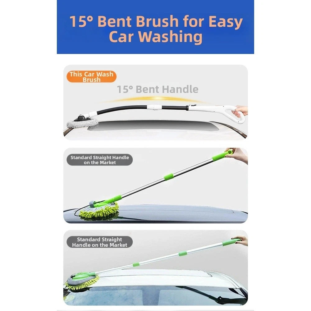 Detachable Handle Car Wash Mop for (15 Degree Bent Pole)