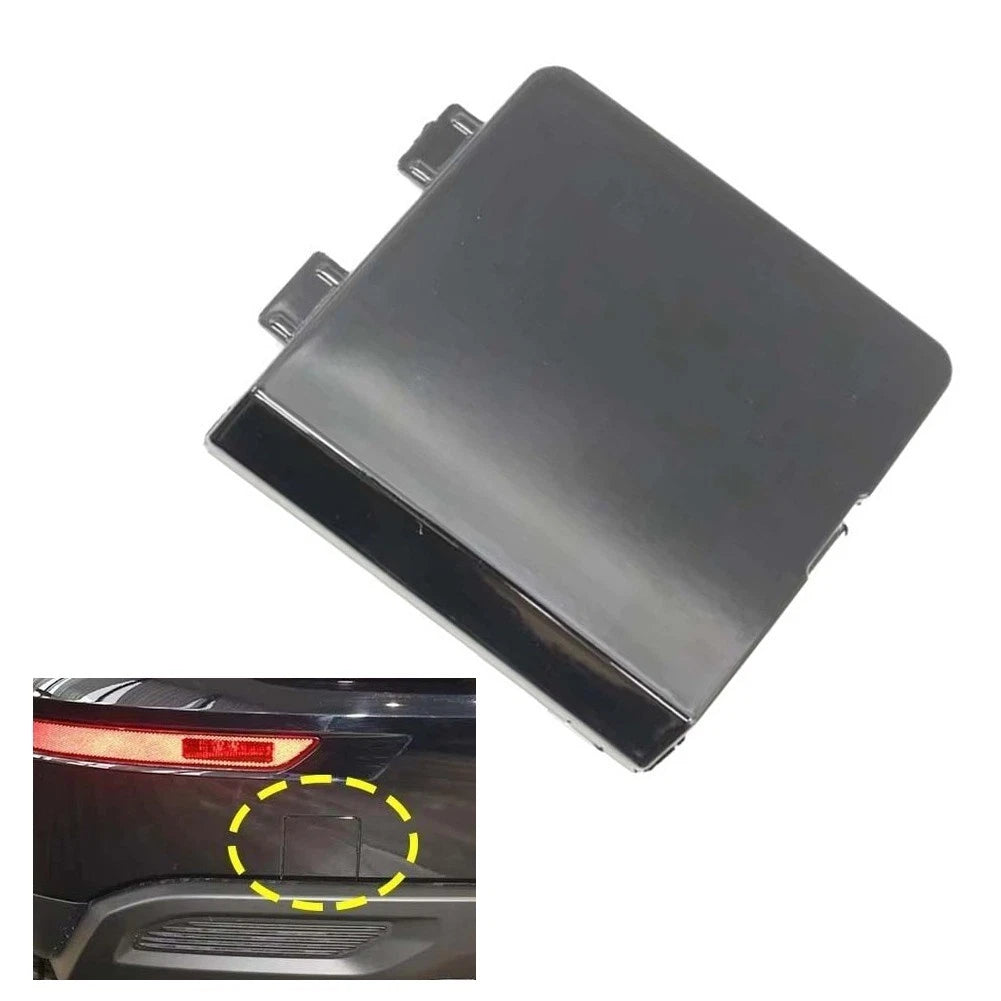 Bumper Tow Eye Hook Cap for Mitsubishi Outlander (2022–2025) Pearl Black ABS