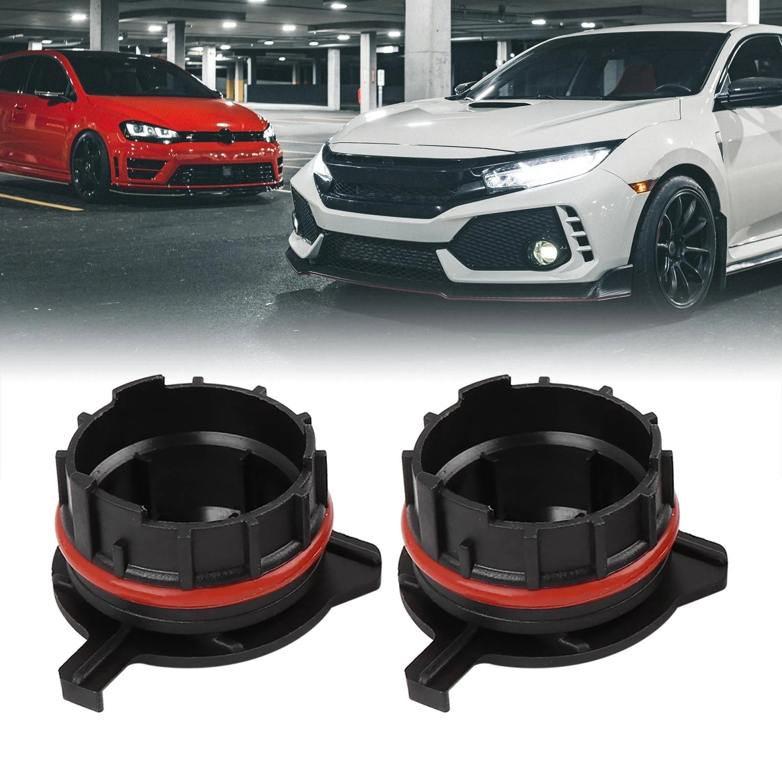 H7 LED Headlight Adapter Base Retainer for BMW E39 (1997–2000) 2pcs