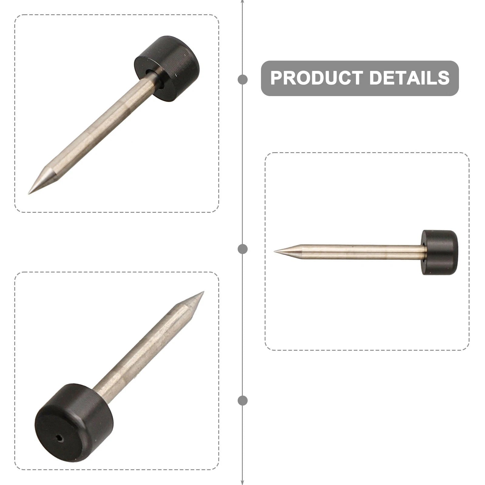 Tungsten Steel Rods for Splicing Needs (1 Pair)