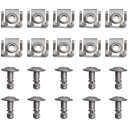 Set of 10 Engine Undertray Trim Clips for BMW E39 E38 E52 Z8 (1995–2003) 51718176503 51718218323