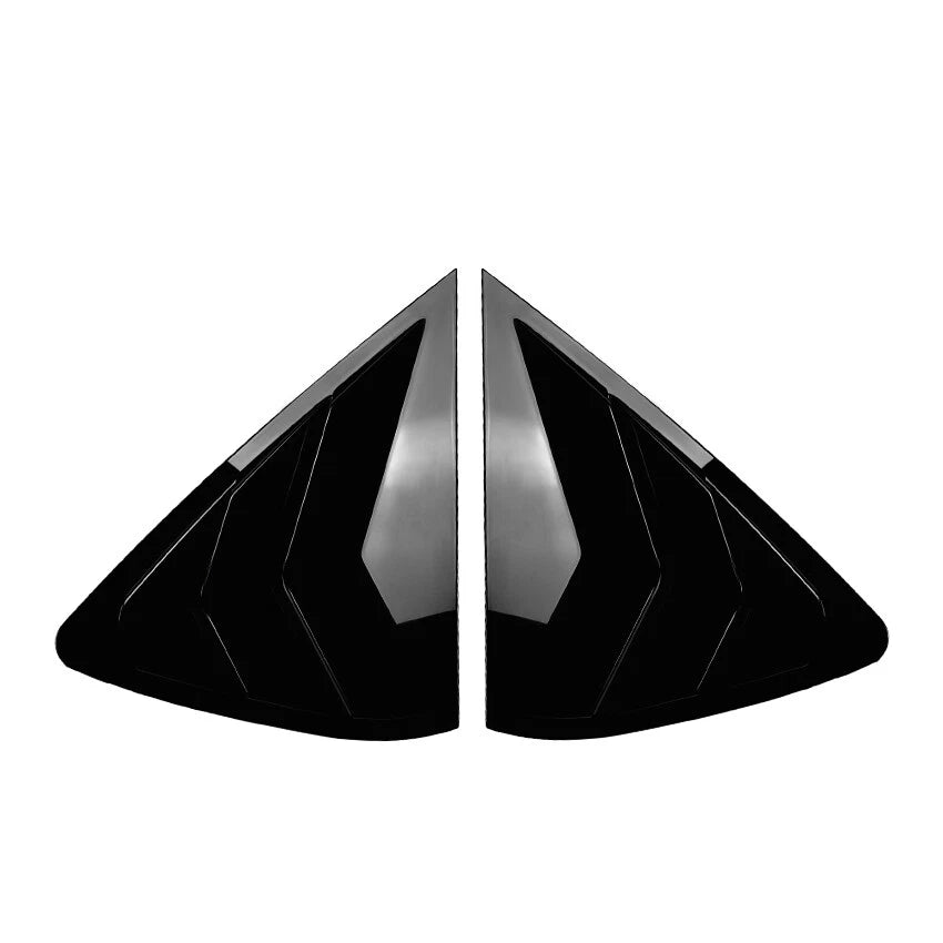 Rear Window Louver Shutter Cover for BMW X6 F16 (2015–2019) Gloss Black