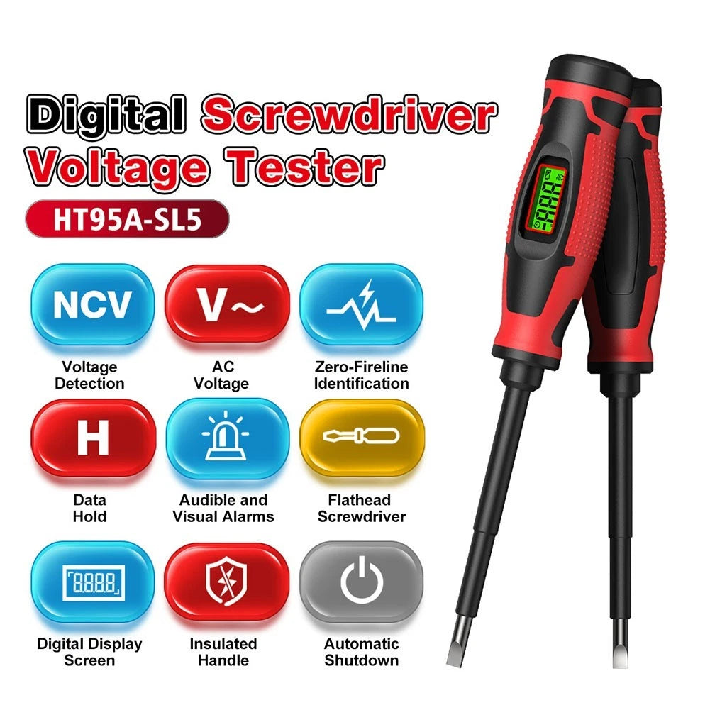 Digital Tester Screwdriver for AC Voltage NCV 6-390V