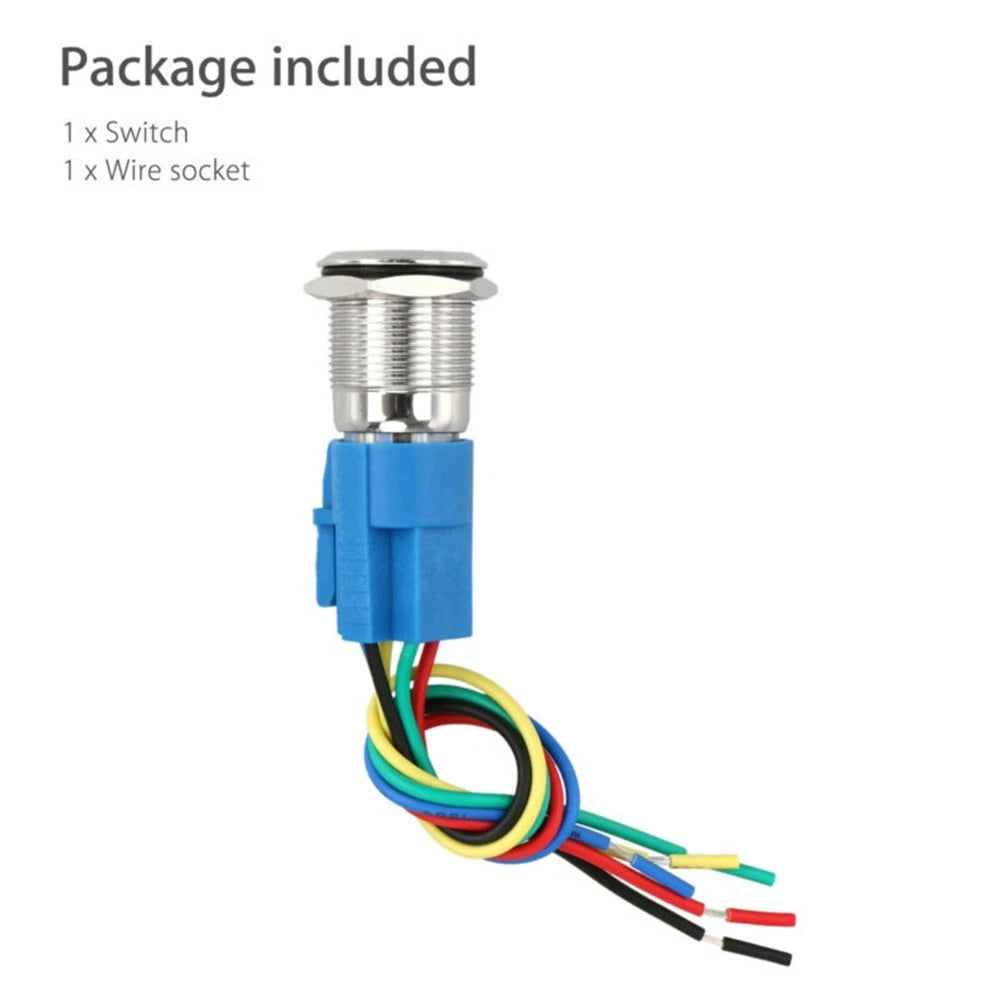 12V LED Push Button Switch for Automotive Applications (2019–2023)