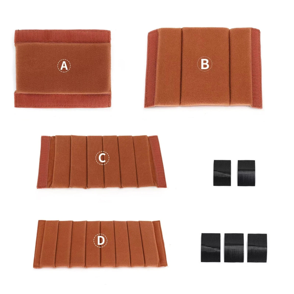 Set of 4 Camera Bag Case Dacron Insert Partition Divider Pads