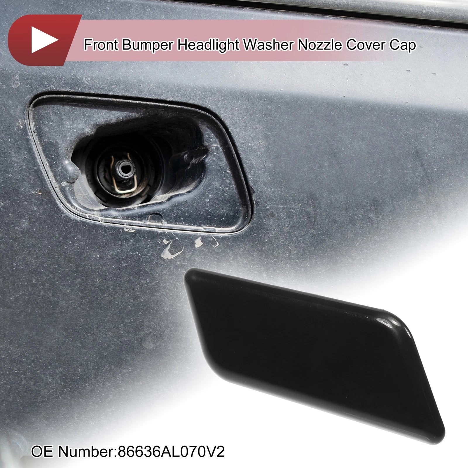 Front Right Washer Nozzle Cover Cap for Subaru Outback (2015–2017)