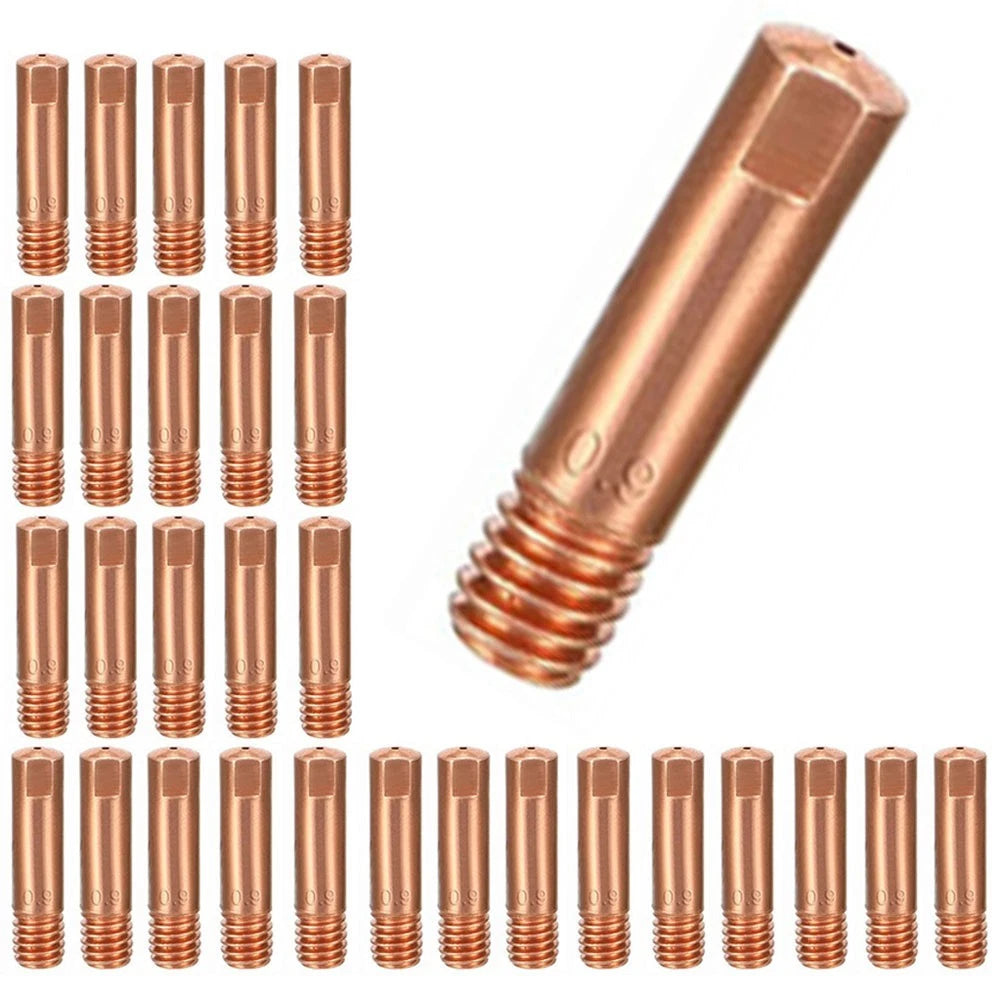 Set of 30 Copper Welding Tips for Mig Applications with 15AK Torch