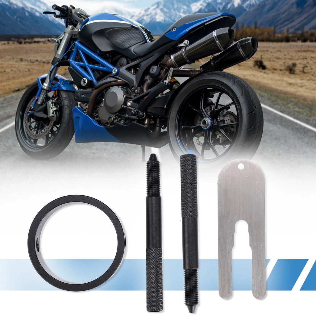 Fork Spring Compressor Tool Set for Universal Motorcycle Bikes (Universal)