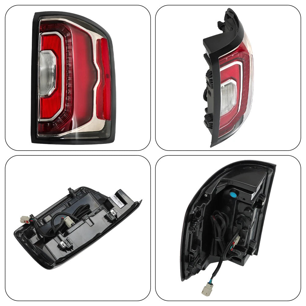 LED Tail Light Housing for GMC Sierra (2016–2018) - Passenger Side, Black