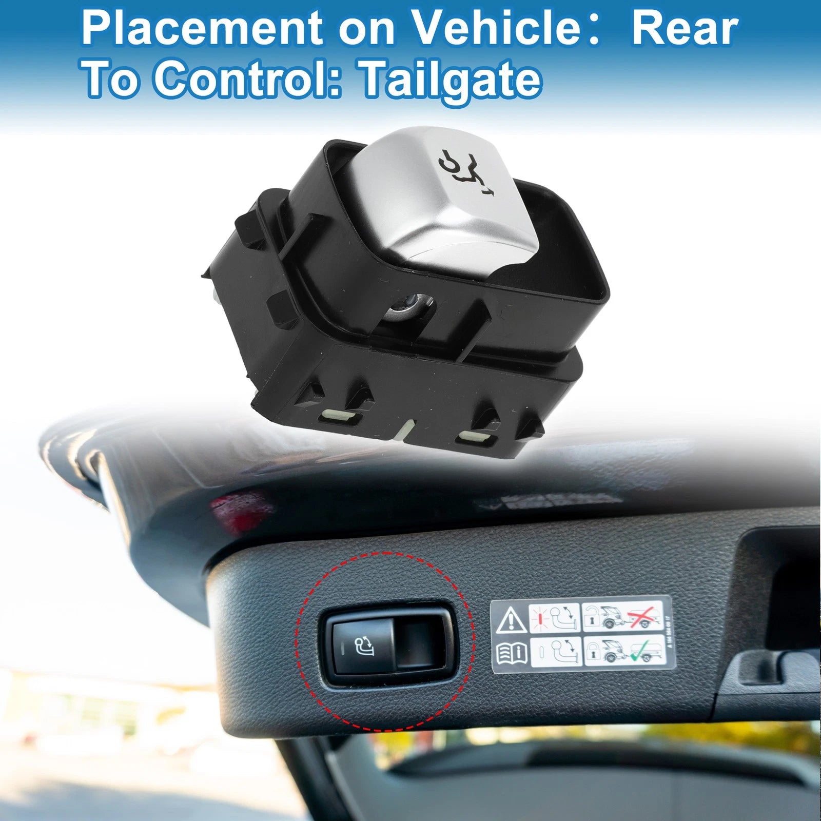 Trunk Release Switch Replacement for Mercedes-Benz C180 (2017–2018)