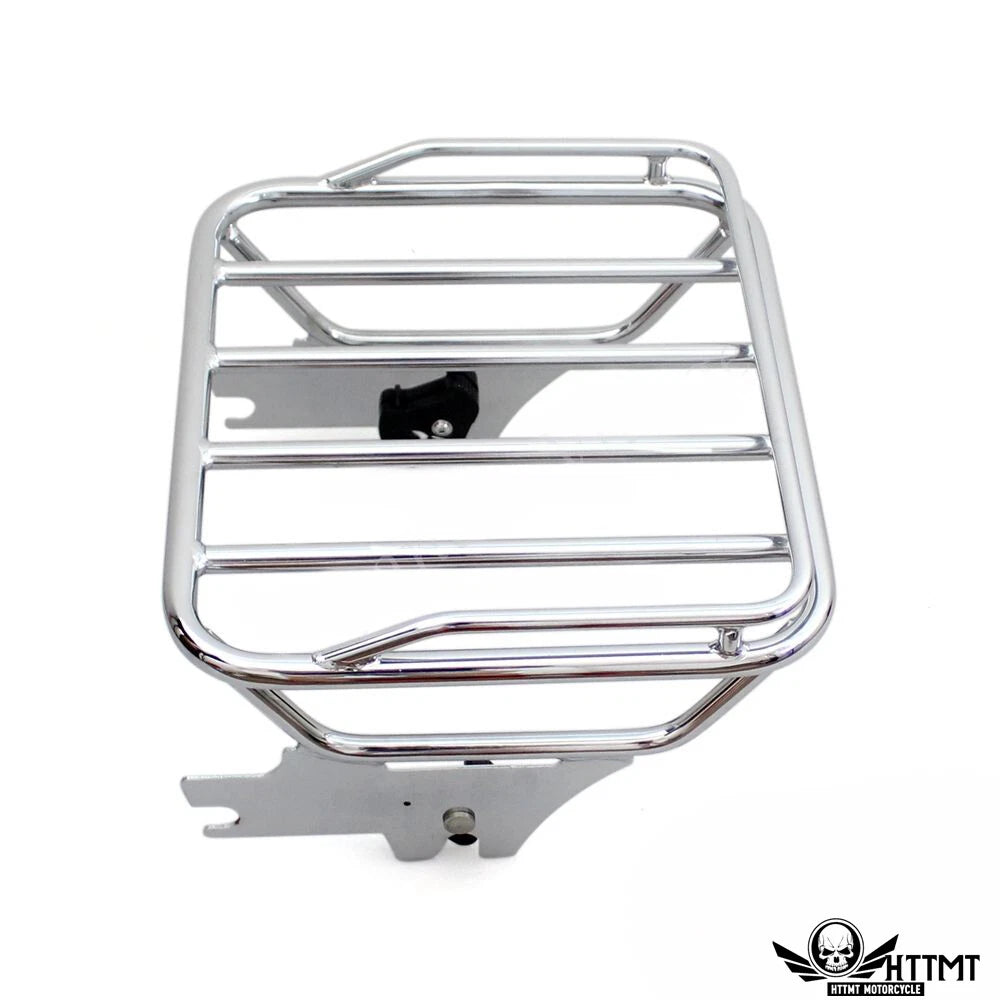 Chrome Detachable Luggage Rack Docking for Harley Touring FLHX FLTR (2014–2019)