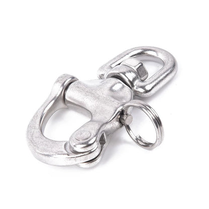 Silver Swivel Snap Shackle 70mm for Marine Boat Hardware