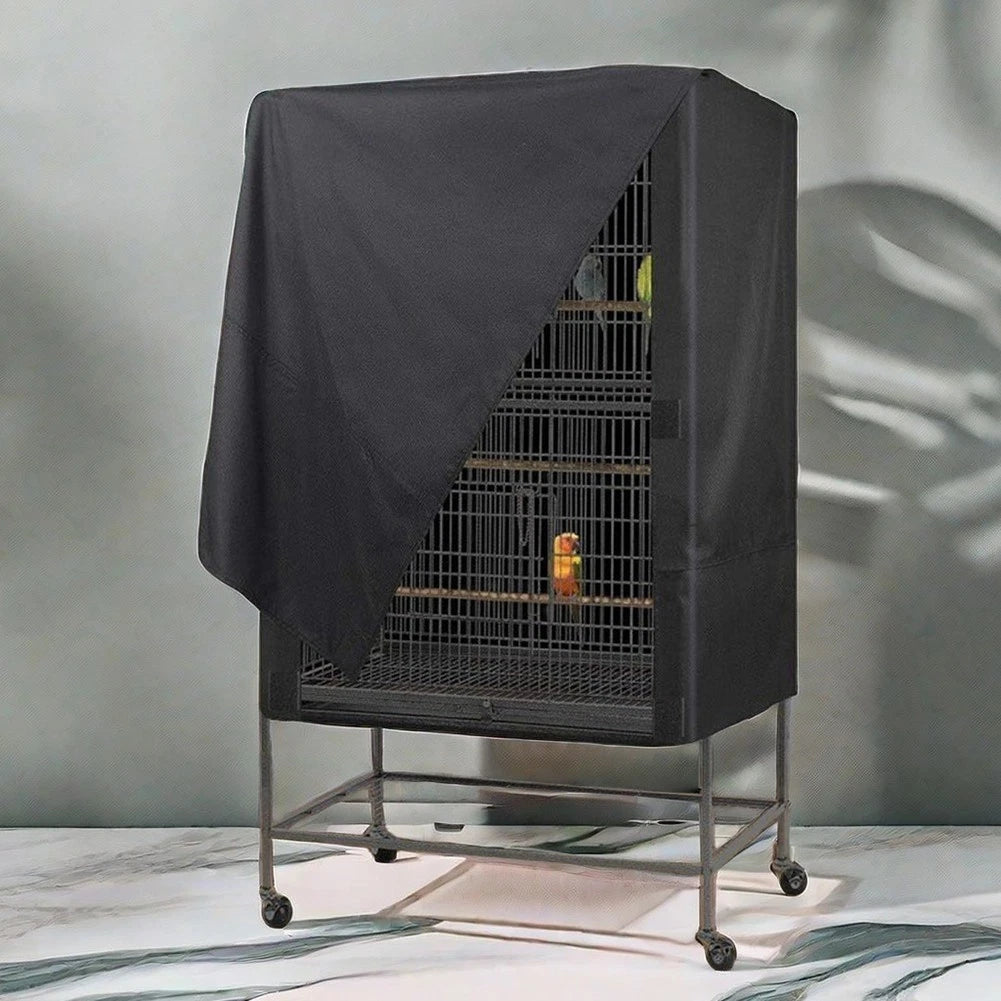 Large Waterproof Bird Cage Cover for Parrots (Light Blocking)