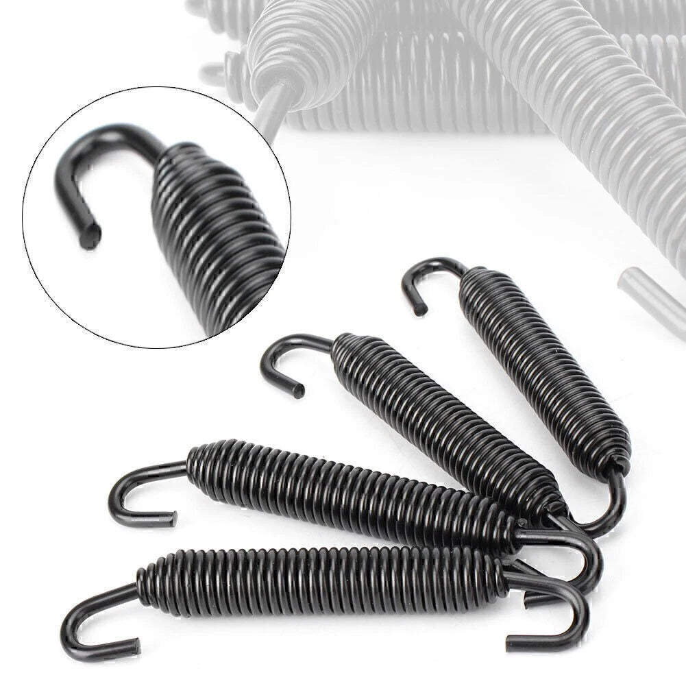 2PCS Black Universal Long Stainless Header Exhaust Springs 83mm