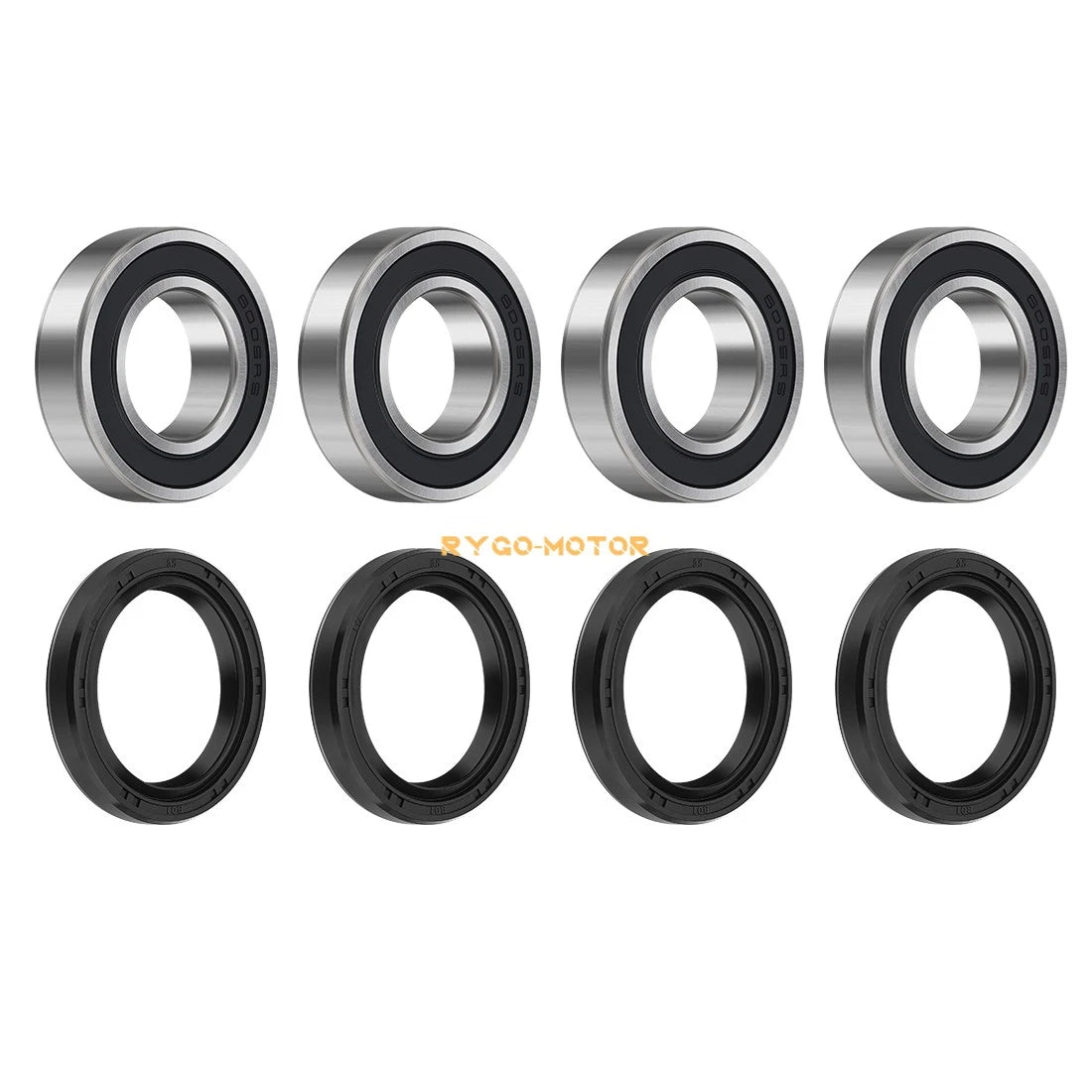 Set of 2 Front Wheel Bearings Seal for Kawasaki Mule 3000–4010