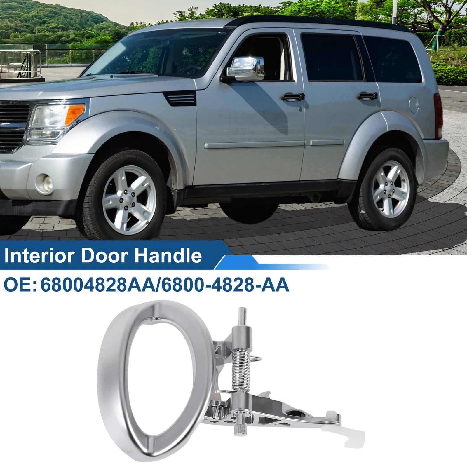 Front Driver Side Interior Door Handle for Dodge Nitro (2007–2011) No. 68004828AA