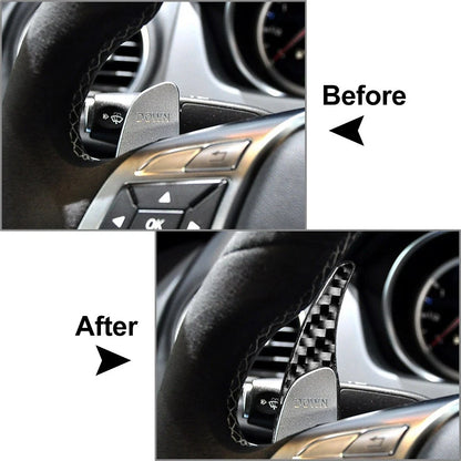Carbon Fiber Shift Paddle Extensions for Mercedes Benz CLA-Class (2014–2020)