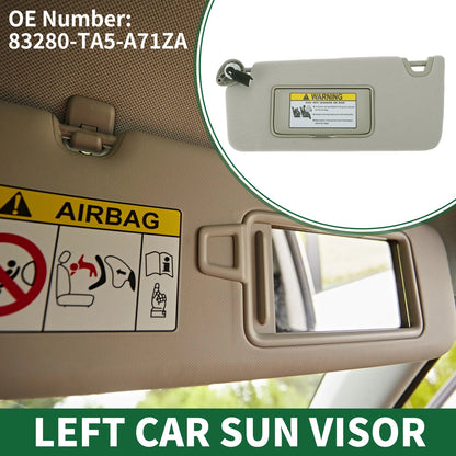 Left Car Sun Visor for Honda Accord (2008–2012) w/ Mirror & Light No. 83280-TA5-A