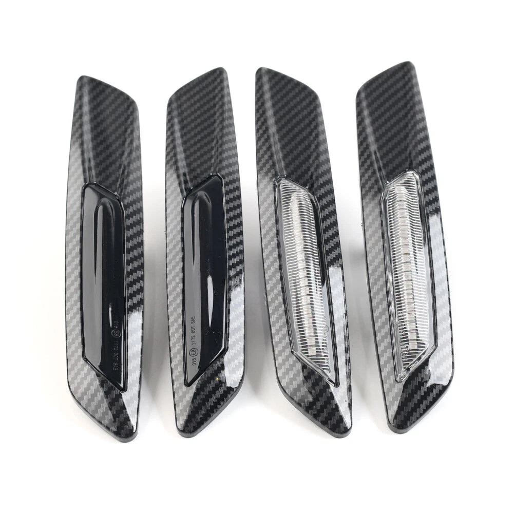 Sequential LED Fender Front Side Marker Lights for BMW 1 3 5 Series (2000–2023)