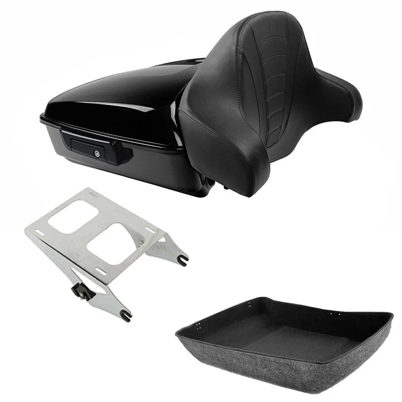 Chopped Trunk Backrest Mounting Rack for Harley Touring (2014–2026)