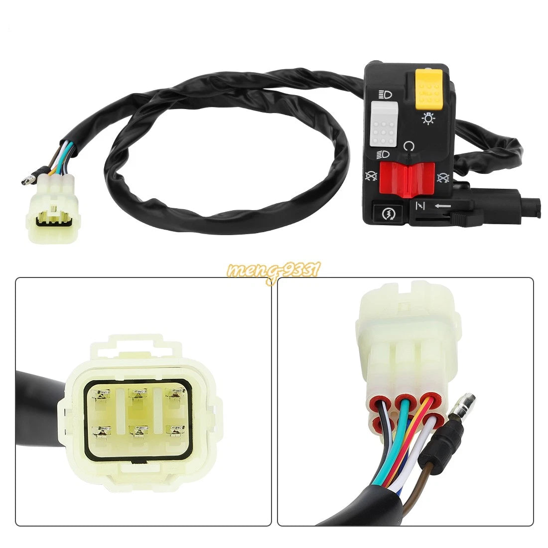 Handlebar Switch Start Stop Headlight for Honda Foreman 400 TRX400FW (1995–2003)