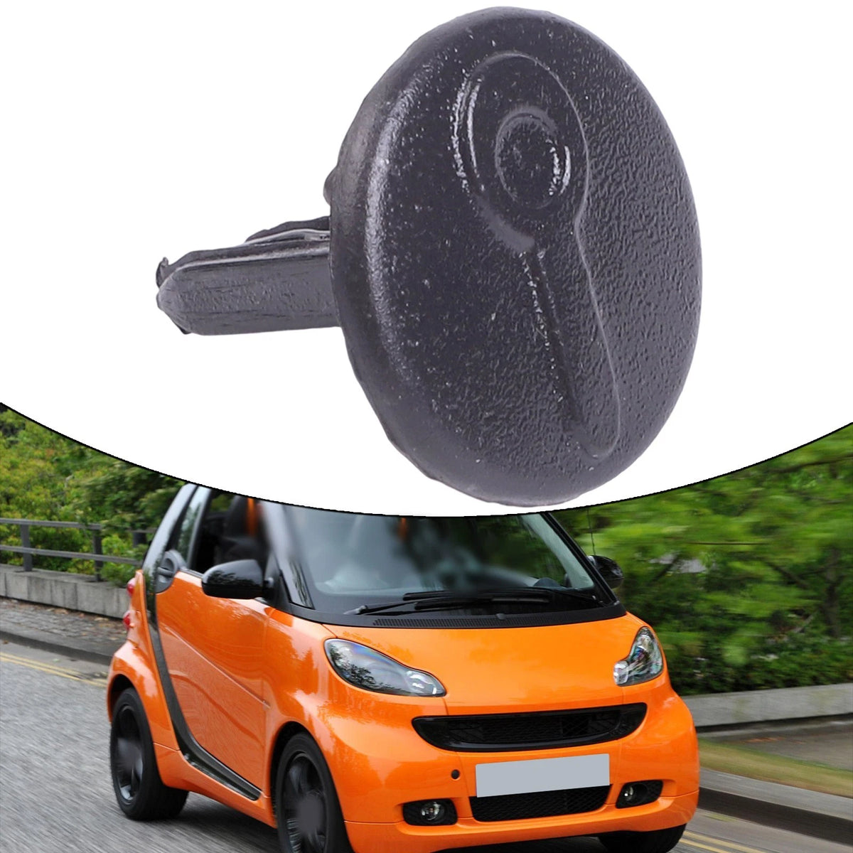 Wear Resistant Driver Side Door Handle Lock Key Slot for Cover for Smart Fortwo