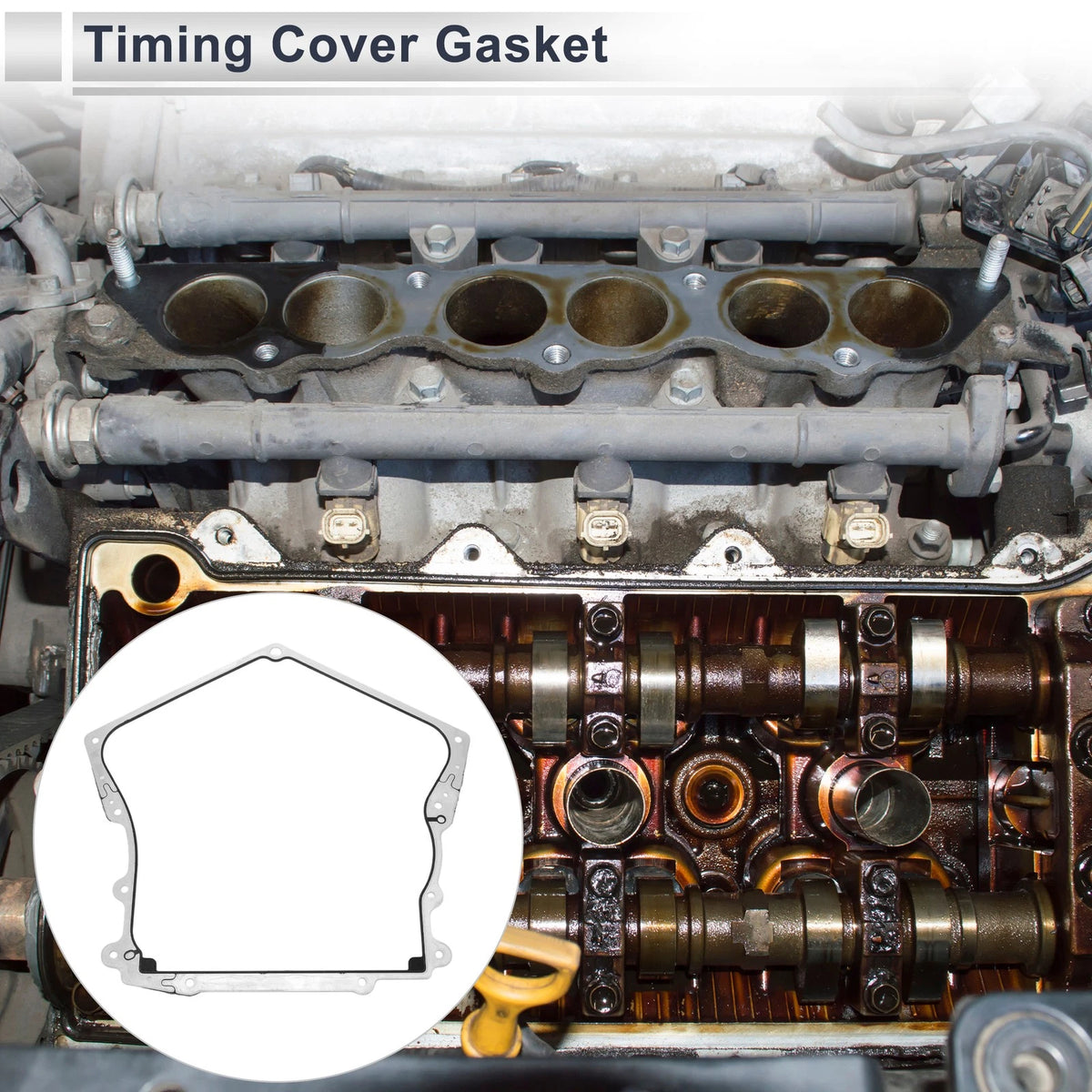 Timing Cover Gasket Replacement for Dodge 2.7L V6 and 3.5L V6 (2011–2024)