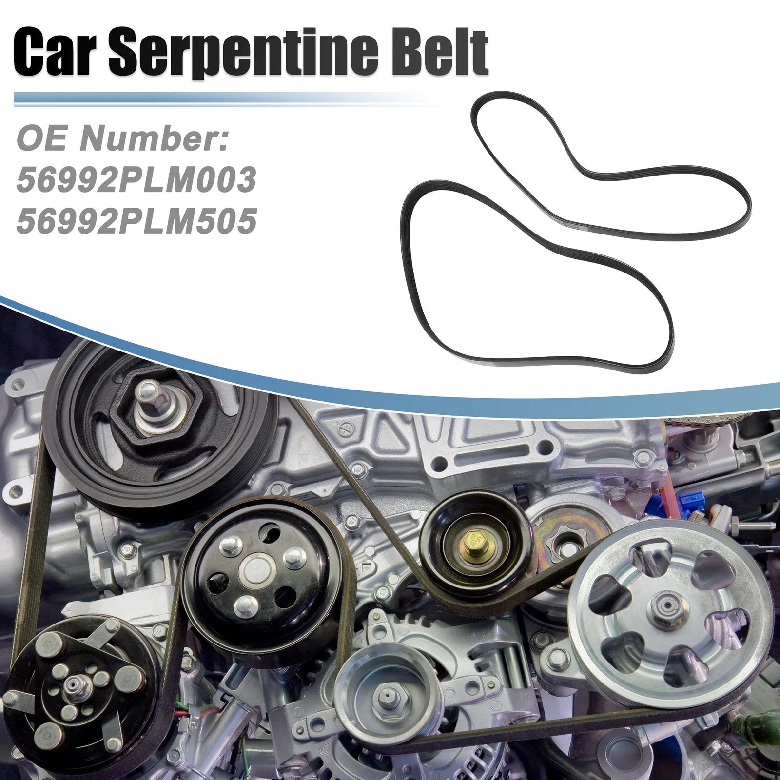 Serpentine Belt Set for Honda Civic (2001–2005)