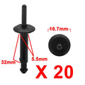 20pcs Car Panel Rivet Fasteners 5.5mm Bumper Clips for BMW (1990–2025)