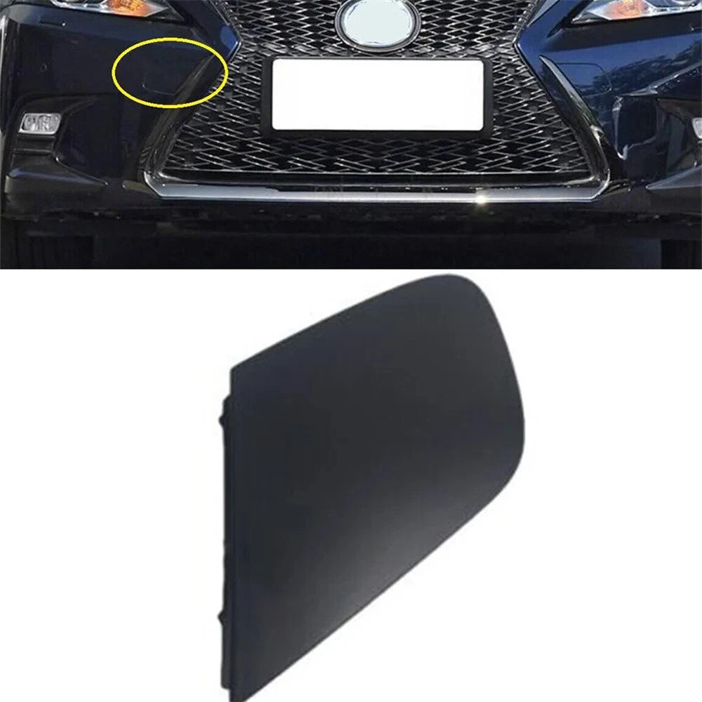 Pair Front Right & Left Bumper Tow Hook Eye Cover Cap For Lexus CT200h 2014-2017