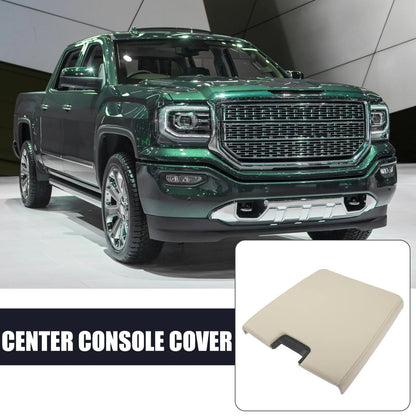 Car Center Console Cover Beige Replacement for Chevrolet Silverado 1500 (2007–2013)