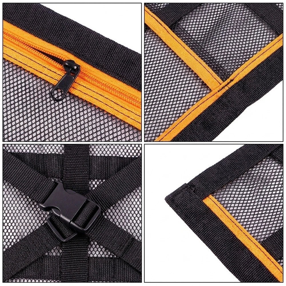 Roof Storage Net for SUV (90 x 65 cm, Double Layer, Zipper)