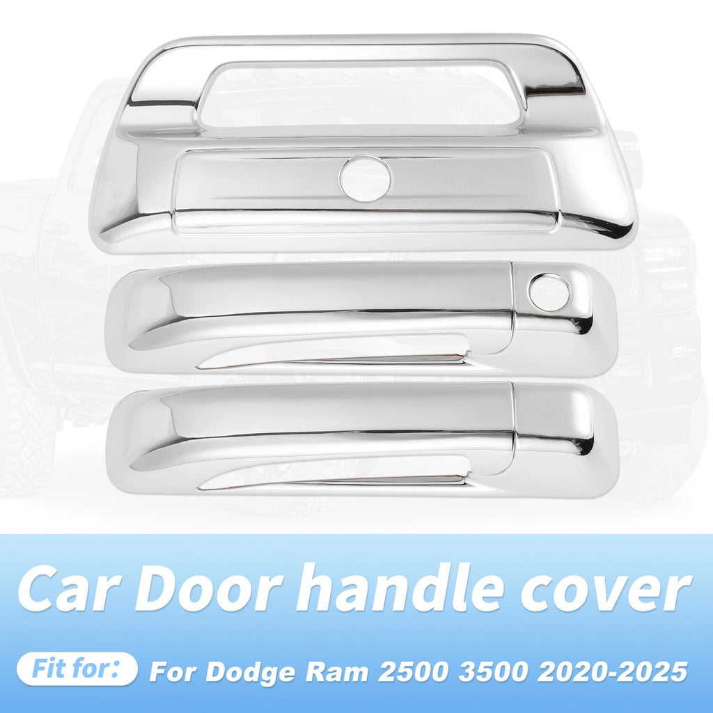 Tailgate Door Handle Cover Protector for Dodge Ram 2500 3500 (2020–2025)
