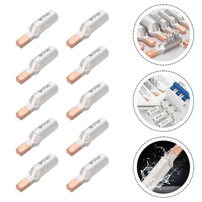 Pack of 10 Copper Aluminum Terminals for Enhanced Project Efficiency