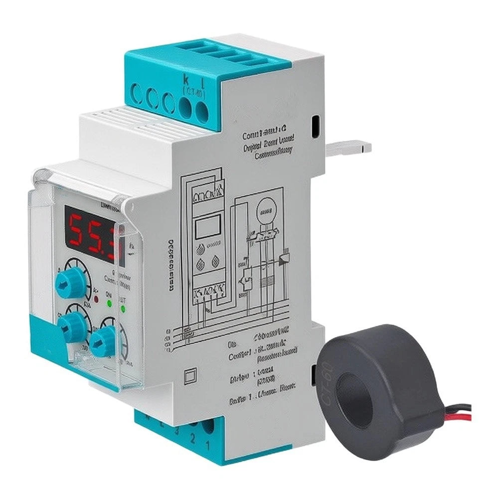 Water Pump Motor Overcurrent Relay DAKR 60D V2 AC220V 63A DIN Rail