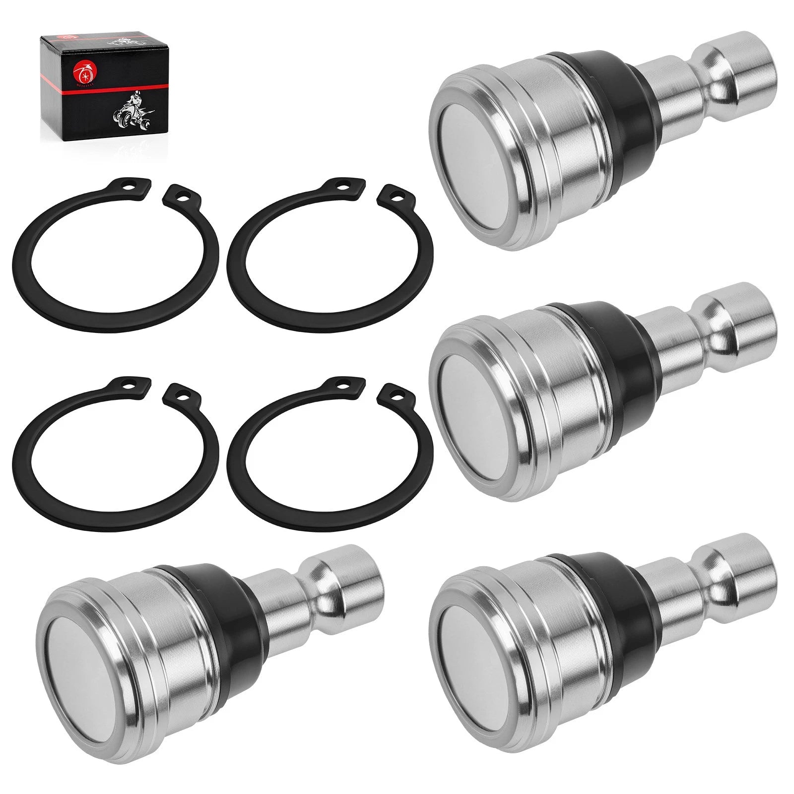 Set of 4 Upper Lower Ball Joints 7082507 for Polaris RZR 900 1000 (2015–2021)