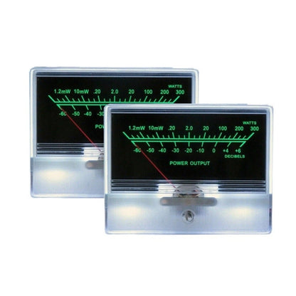 2X TN90A VU Meters for Power Amplifiers and Chassis Use